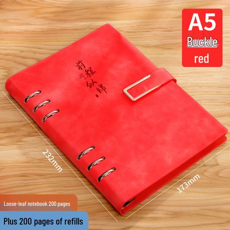 İş ve Öğrenciler İçin Çıkarılabilir Sert Kapaklı Gevşek Yapraklı Defter