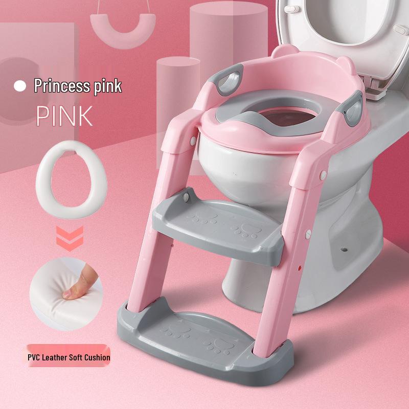 Children's Toilet Training Seat with Ladder and Footstool