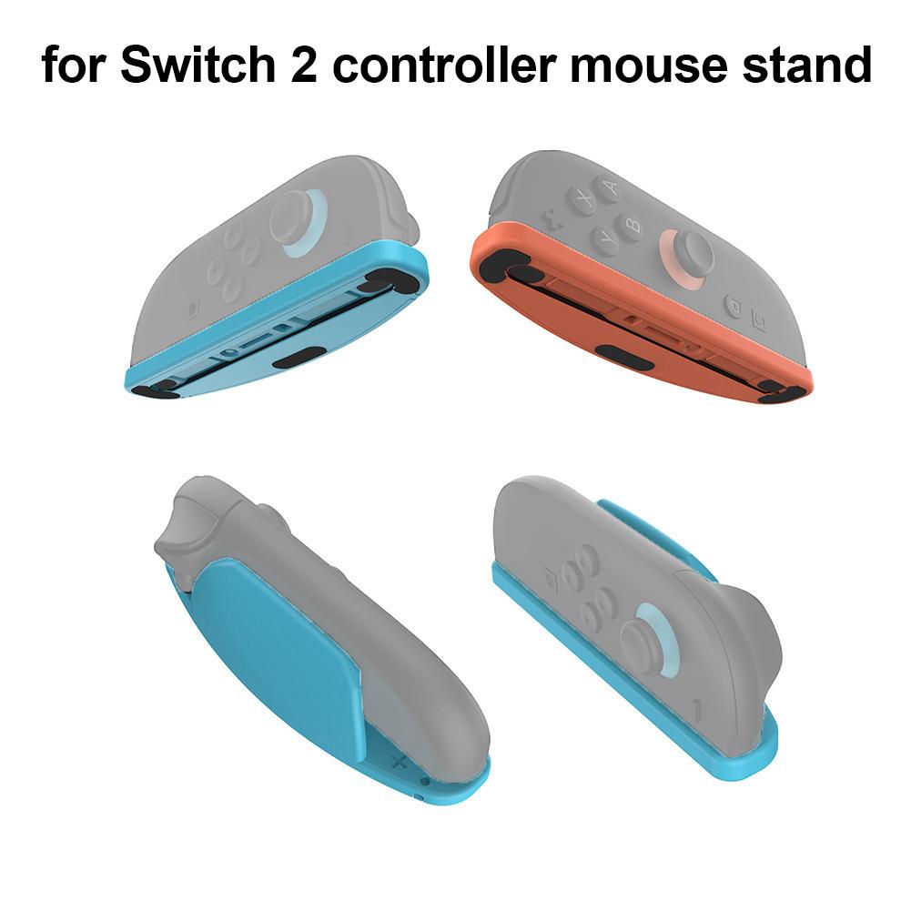 2PC Portable Gaming Controller Mouse Ergonomic Mini Mice Left Right Controller Dock Stand Bracket Handle Case for Switch 2