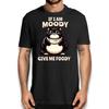 Food Lovers Funny Cat T Shirt If I Am Moody Give Me Foody Humor