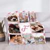 Custom Blanket With Picture Collage  Blankets Birthday Souvenir Christmas Gifts  Throw Blanket