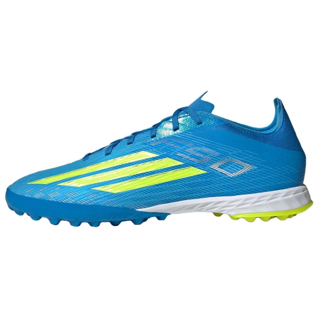 Adidas F50 Pro Comfortable Fit Outdoor Firm Ground Artificial Turf Soccer Shoes Unisex Soccer Shoes Bright-Blue JR8942