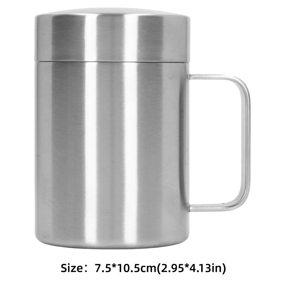 Minimalist Coffee Cup 330ml Capacity Insulated Cup With Lid Tea Cup  Daily Use