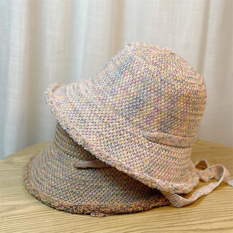 Stylish Fisherman Hat Women's 2024 New Spring Autumn Japanese Style Double-sided Sun Hat Sunshade Hat Breathable