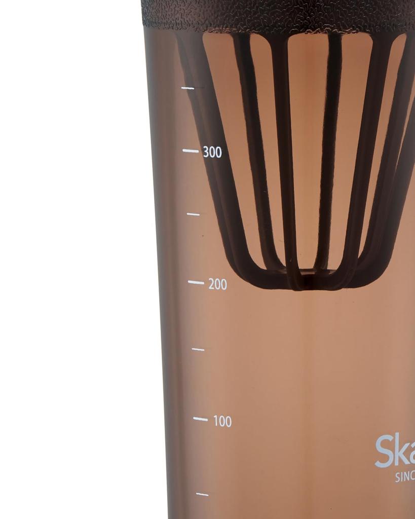 Skater Shaker Tumbler, 420ml, with Flap and Memory Stick, Amber Brown, PTBFS4-A