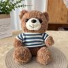 Teddy Bear Plush Toy with Hoodie Soft Stuffed Animal for Christmas Gift Cartoon Huggable Plush Doll for Kids