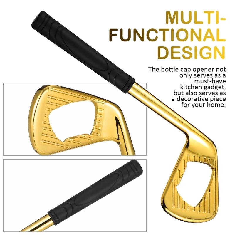 Coppers Bottle Opener with Golf Inspired Shape Corrosions Proof Durable Grip Portable Home Pubs Accessory for Parties Travel