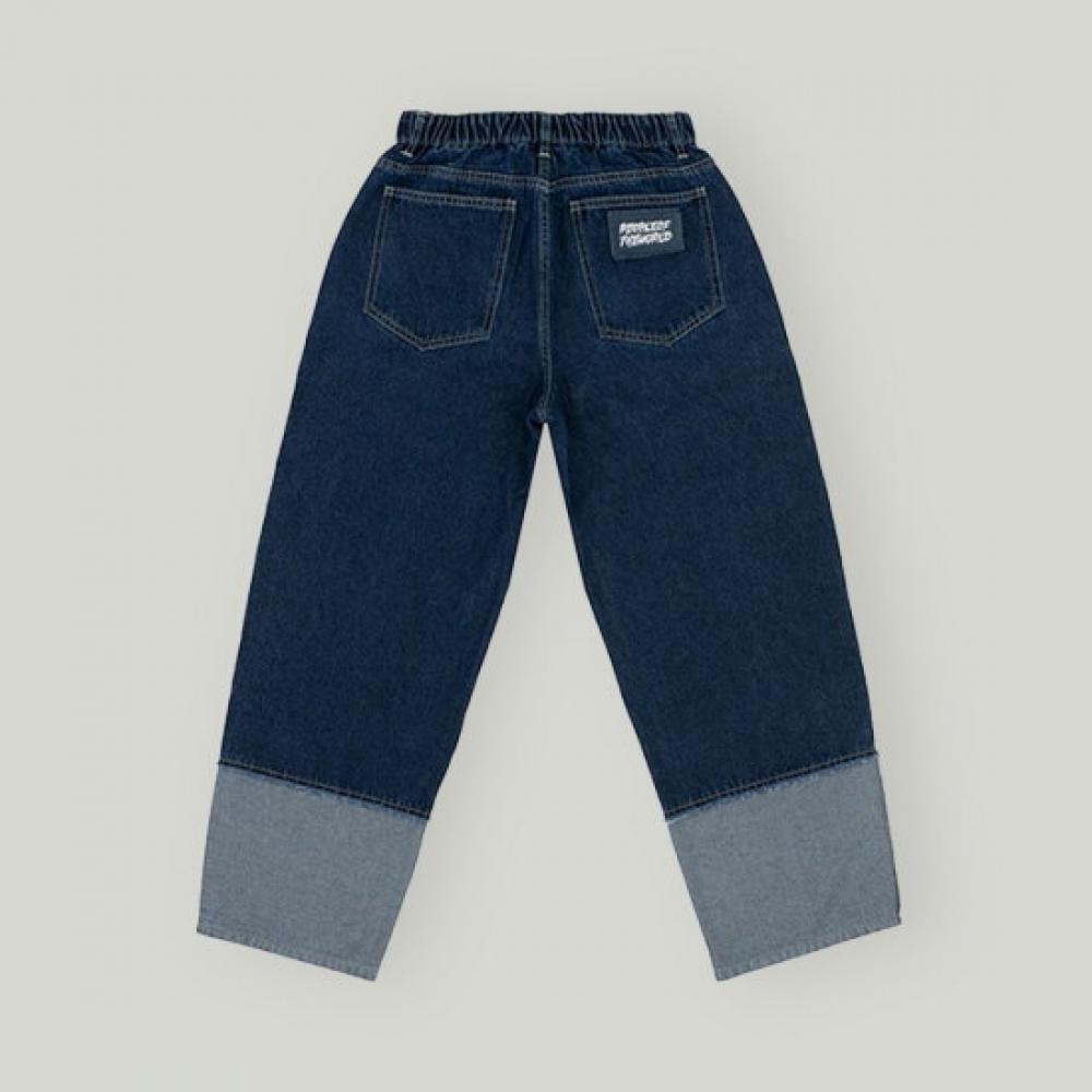People Of The World Turn Up Barrel Denim Pants 25fw