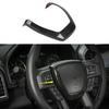 Steering Wheel Center Cover Trim Decor Bezels Black Wood For Ford F-150 2015-20