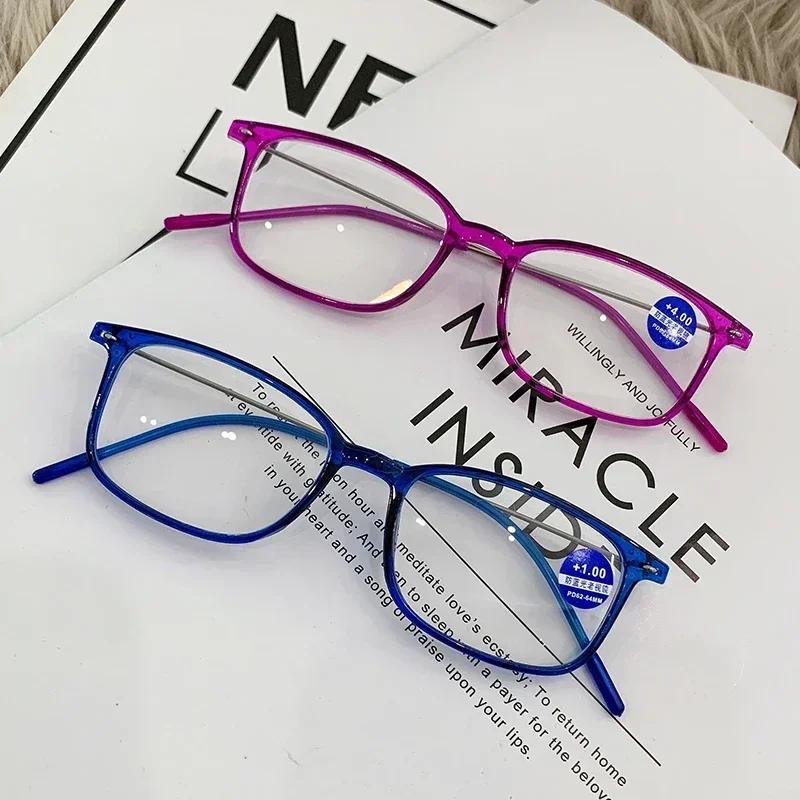 Fashion Anti Blue Light Reading Glasses Women Men Optical Computer Eyeglasses Presbyopia +1.0 ~ +4.0