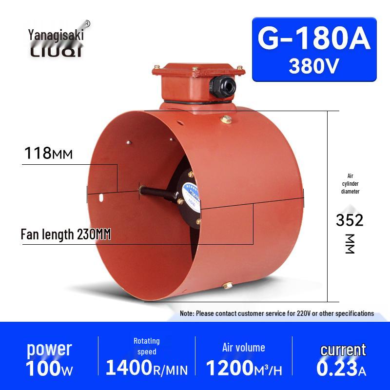 G Series 380V Variable Frequency Motor Cooling Fan with External Rotor 80A31