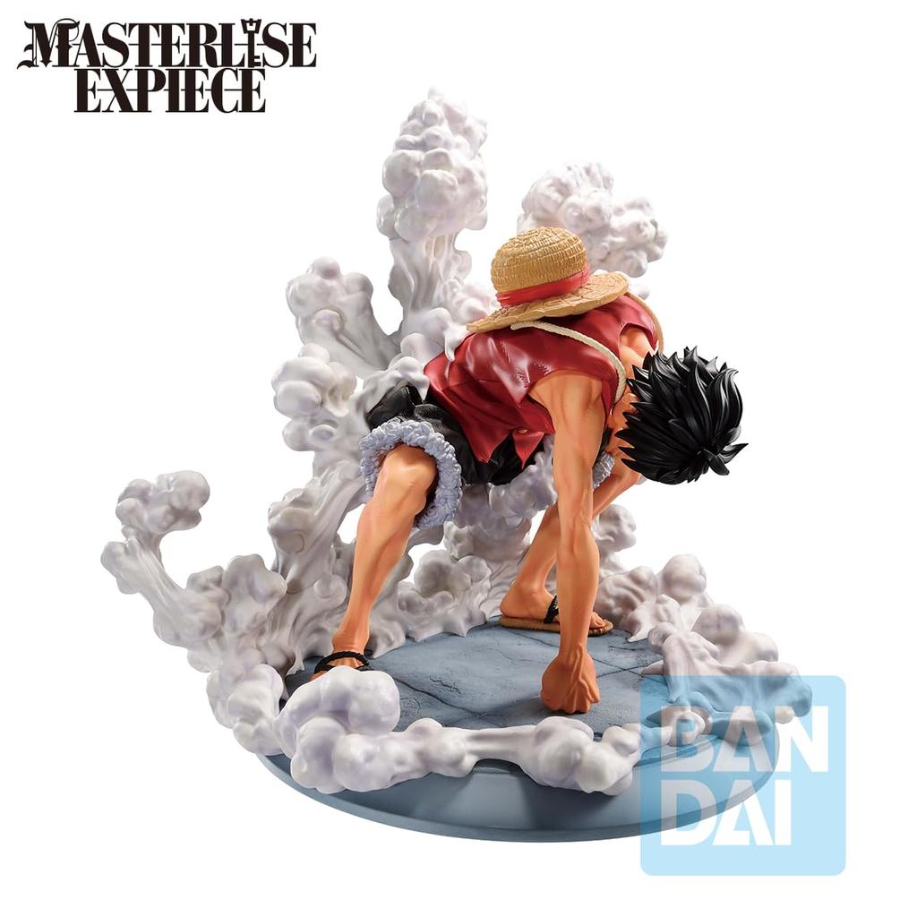 One Piece Monkey Luffy Gear 2 to the Pirate Bandai Spirits Master Series Figure D. (Road King) Collector's