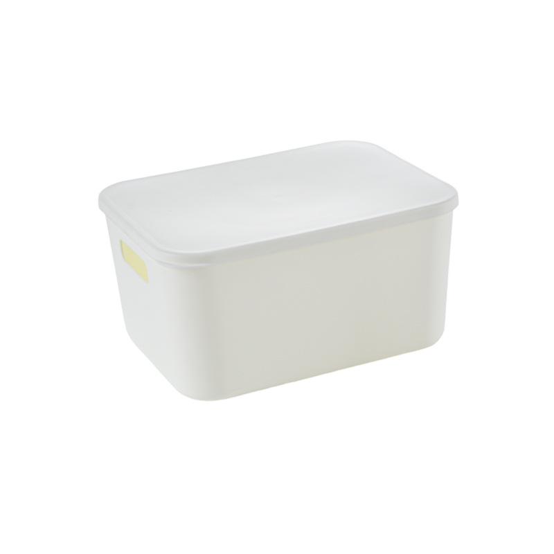 Plastic Storage Box with Lid - Ideal for Clothes, Snacks, and Sundries