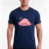 Adorable Funny Blob Fish Deep Sea Creature Tshirt Summer Casual Cotton Tee Oversized Streetwear Tops Vintage Graphic Print