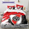 River Plate Pattern Bedding Home Decoration Birthday Gift (1 * duvet cover + 2 * pillowcase, without core)