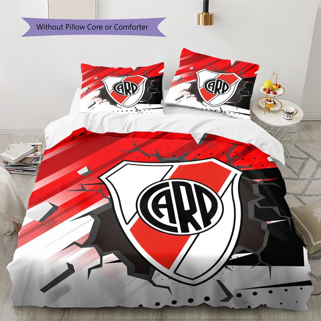 River Plate Pattern Bedding Home Decoration Birthday Gift (1 * duvet cover + 2 * pillowcase, without core)