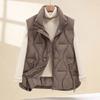 Winter Women's Stand-up Collar Short Down Vest