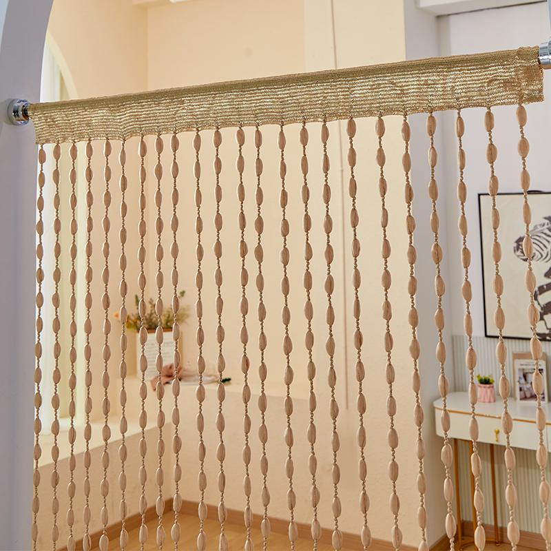 Polyester Perlenvorhang für Türen Laternen Quaste Kordel Vorhänge Hotel Hochzeit Salon Fenster Linien Vorhänge Dekoration für Raumteiler