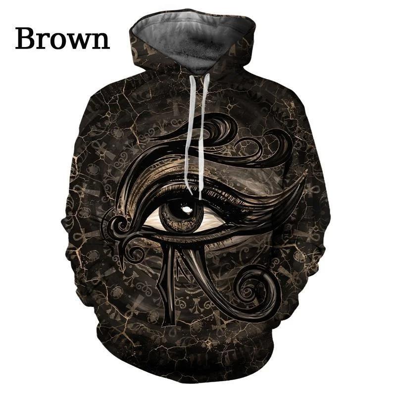 

3D Printed Ancient Egypt Eye Of Horus Hoodies For Men Clothes Casual Streetwear Women Pullovers Oversized Sweatshirts Tracksuit XL