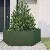 VidaXL Olive Green Hexagon Planter 138x120x45 Cm Steel, Flower Planter, Patio Planter, Garden Planter, 851139