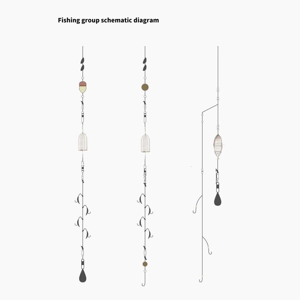 Fishing Bait Cage Stainless Steel Baits Trap Cage Basket Feeder Holder Fishing Accessories for Shrimp Crab Fish