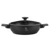 FLAT TITANIUM POT WITH LID 30cm BERLINGER HAUS BH-8129 ANTHRACITE