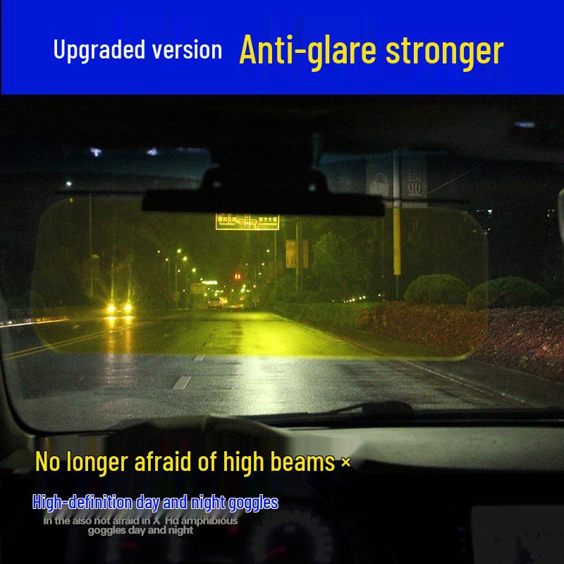 Dual-Use Car Anti-Glare Sun Visor Glasses for Day and Night Driving