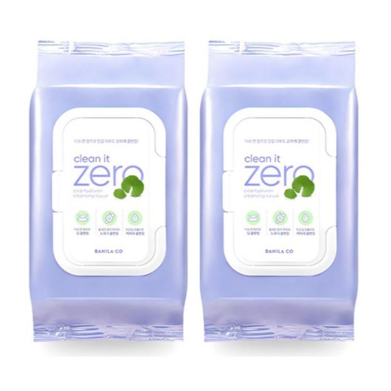 

BANILA CO Clean It Zero Cica Hyaluron Очищающие салфетки (80 листов × 2 упаковки)