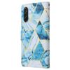 For Samsung Galaxy A36 5G Case Lacquered Marble Pattern Leather Phone Cover