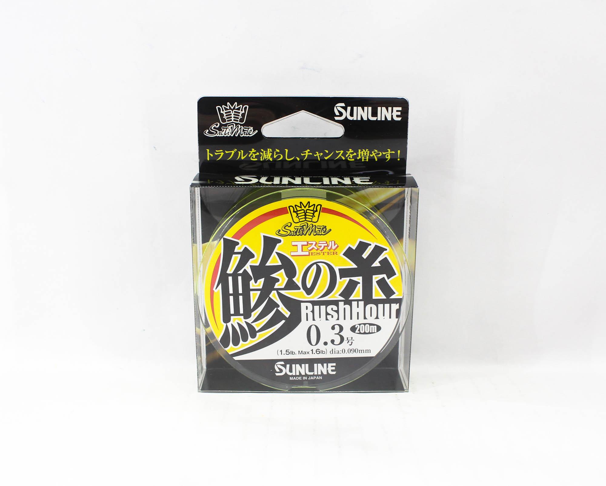 

Sunline Ester Line Rush Hour 200M HG, размер 0,3, 1,5 фунта, желтый (6145)