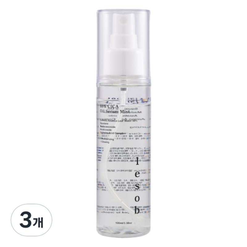 Lesob Soothing Derma Hydration Mist Cica, 100ml, 3 pcs