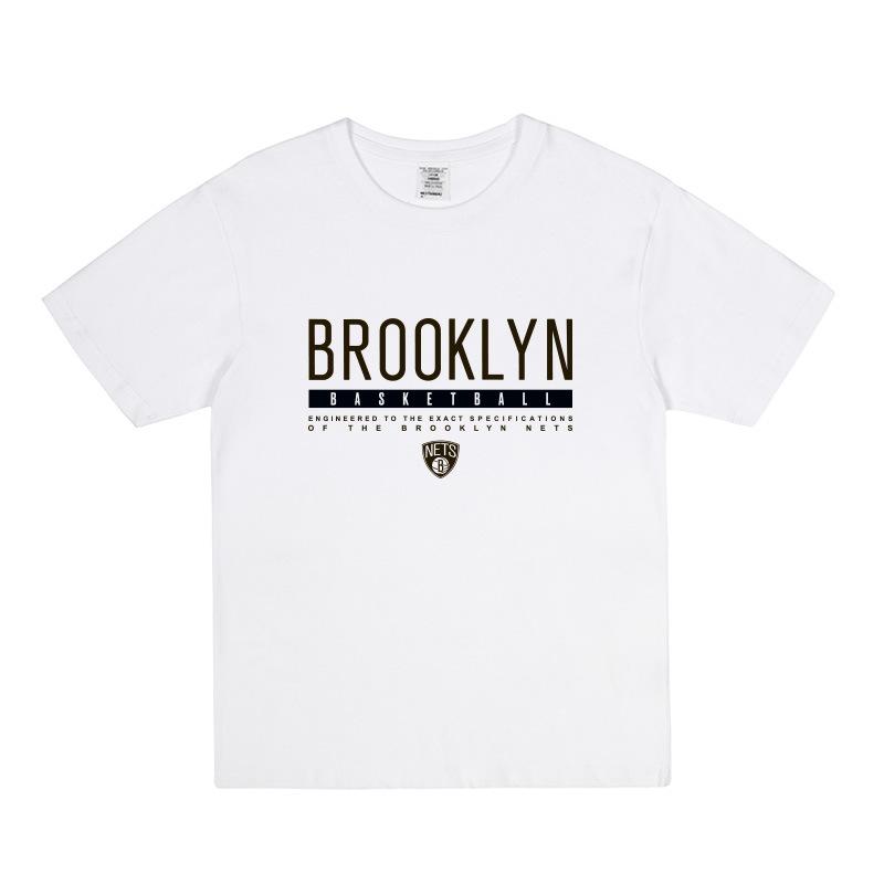 Nets Irving Durant Short Sleeved Tshirt Mens Summer Basketball Loose Oversized Training Jersey
