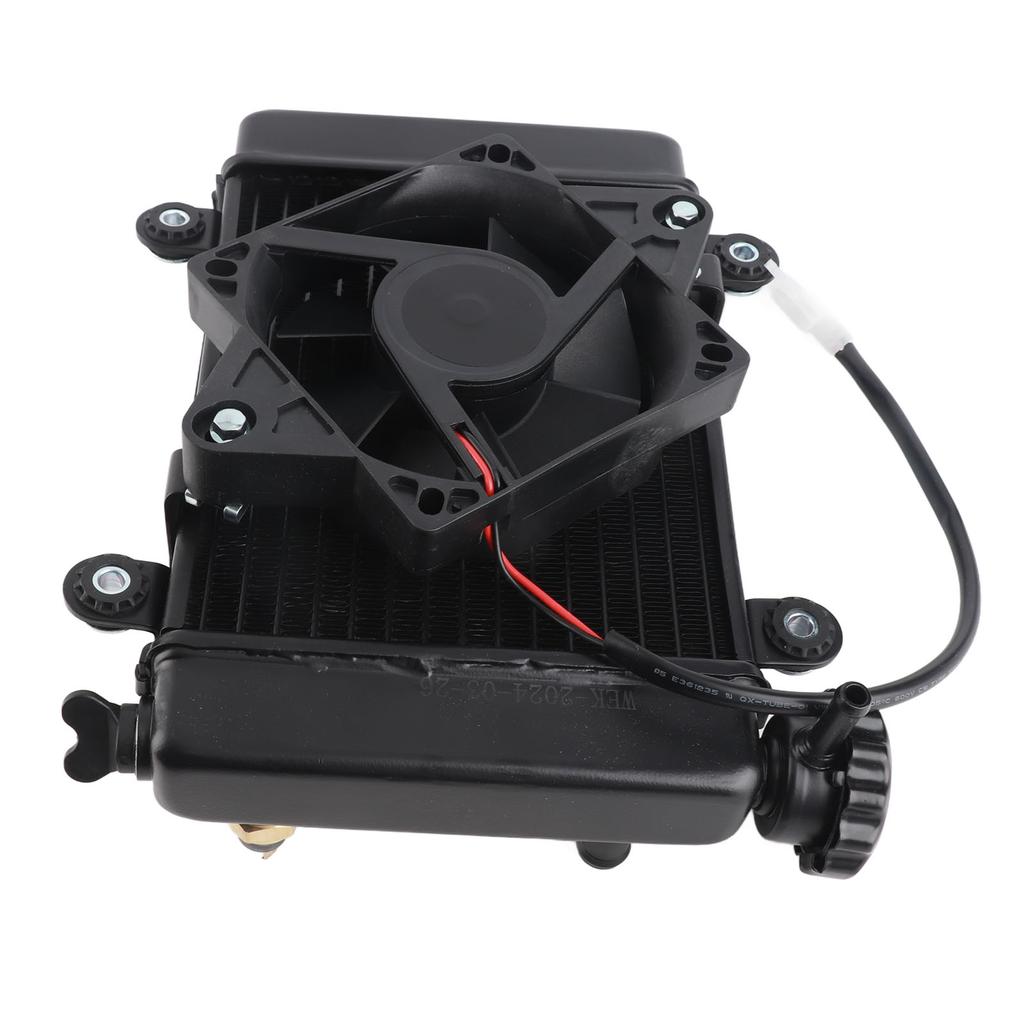 Water Cooled Radiator Cooler with Fan 2 Pin 270mm Powerful Efficient for 150cc 250cc Pit Quad Dirt Bike ATV