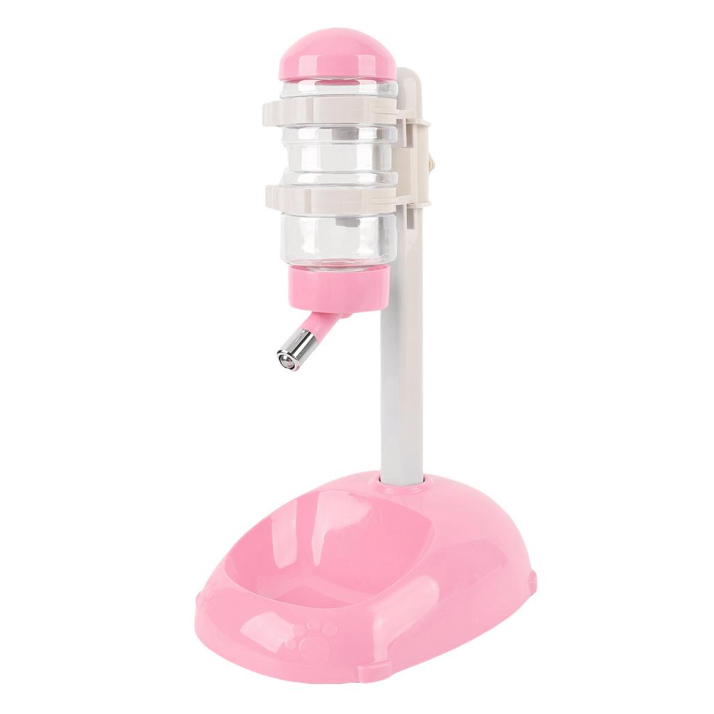 Pet Standing Water Dispenser Feeder Height Adjustable 500ml Capacity Standing Automatic Water