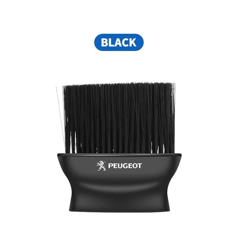 

2026 Hot Car Sticker Car Crevice Dust Removal Artifact Brush For Peugeot 308 408 508 RCZ 208 3008 2008 206 207 307 5008 Rifter A чёрный