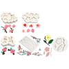 Elegant Baking And Crafting Molds Elegant Silicone Molds In Plum Blossom Shape for Creative Dessert Decoration