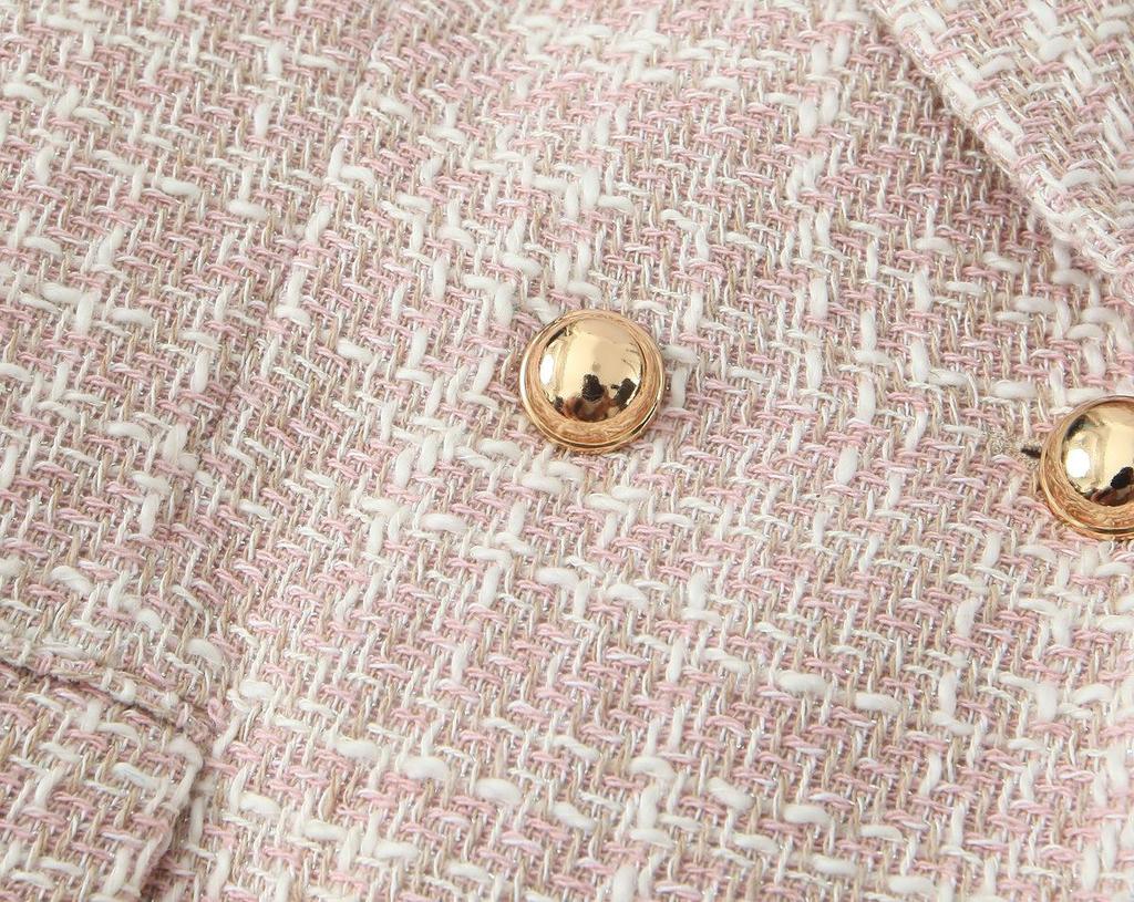 Autumn European & American Style Women's Double-Breasted Mid-Length Knitted Coat (9192156)