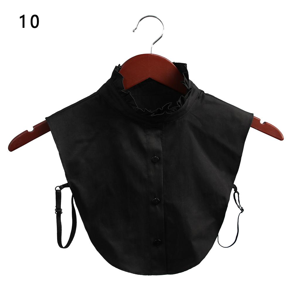 Classic Women Cotton Lace Fake Collar Vintage Detachable Clothes Accessories Lapel Blouse Top Shirt Collar False Collar DropShip