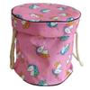Children's Quick Storage Bag for Toys: Fabric Basket with Zipper