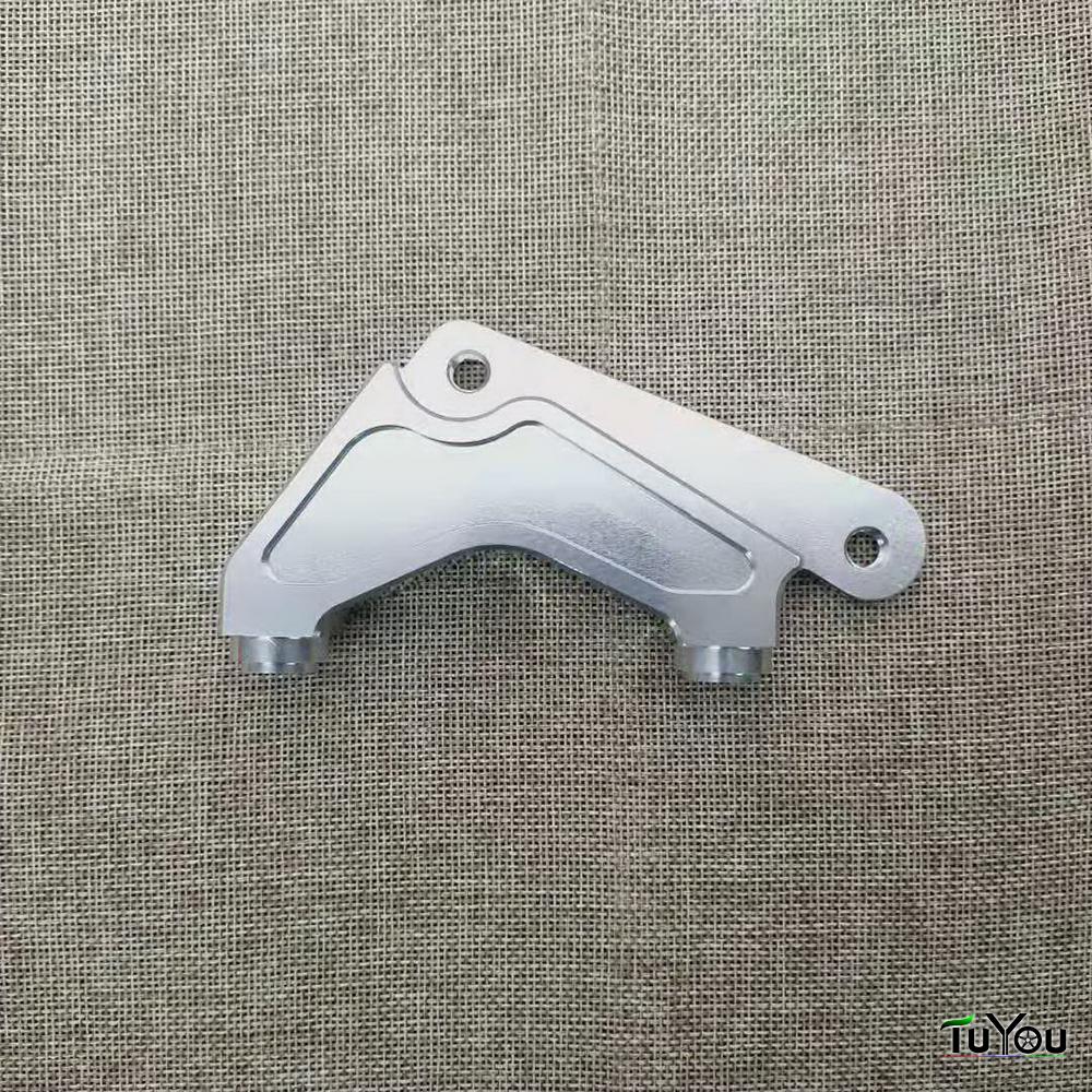 Universal CNC Motorcycle Front Brake Caliper Bracket Adapter For 200/220mm Brake Disc Rpm Adelin Frando 82mm Brake Caliper
