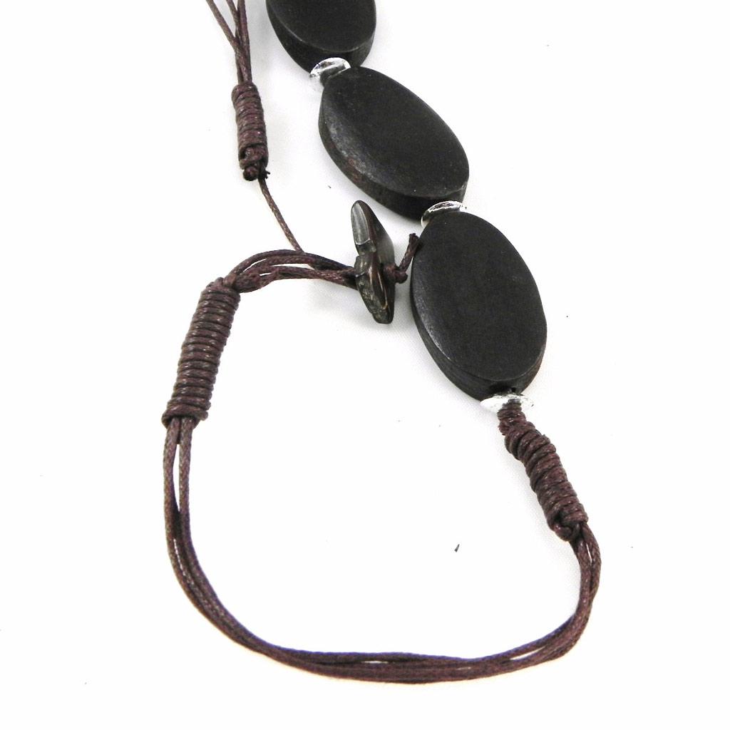 Les Trésors De Lily [G7922] - Sautoir Collier Créateur 'Belle Epoque' rose marron