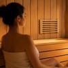 Sauna AirExchange Opening Grille Wood Finish Ventilation Steam Compartment Air Vent for