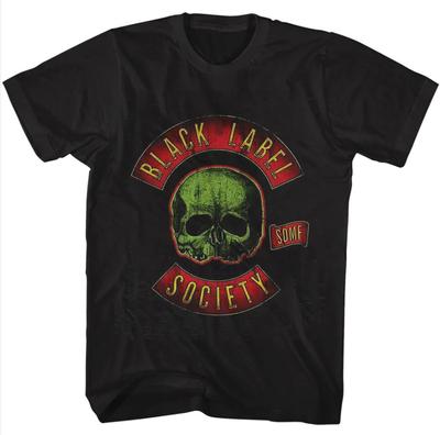 Skull Black Label Society Band-T-Shirt aus Baumwolle, Unisex, Größen S-5XL