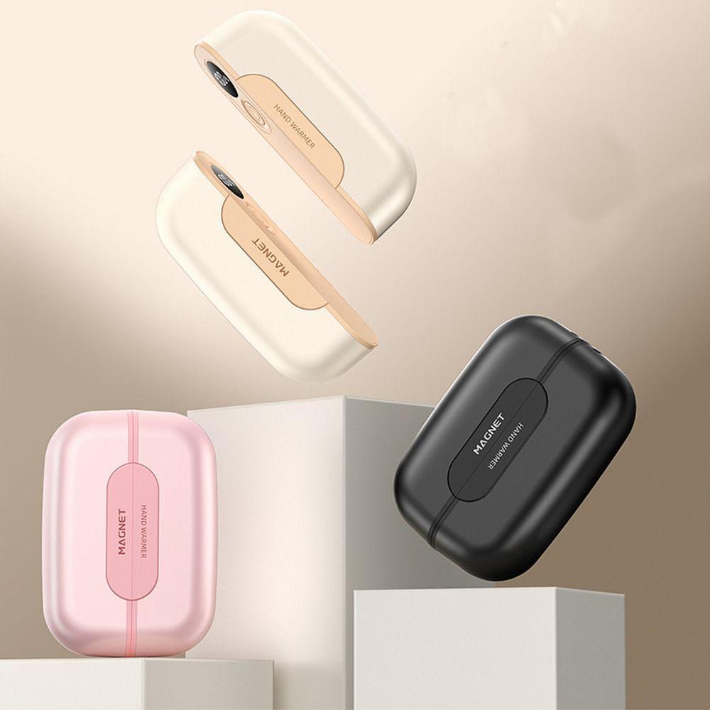 Plastic Magnetic Hand Warmer USB Charging Fast Heating Electric Warmer Safe Heating 3 Speed Adjustable Portable Hand Warmer