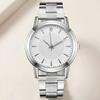 Luminous Steel Band Couples Watch Quartz Timepiece Fashion Matching Watches for Men and Women Perfect Gift
