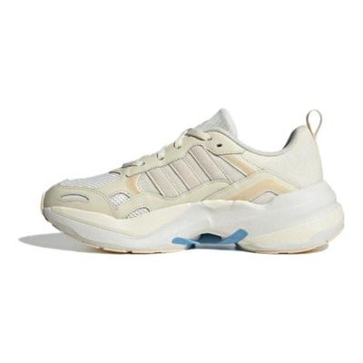 Maxxcetus Thick Sole Lightweight Sports Fabric Non-Slip Low-Top Casual Running Shoes Women Sneaker Off-White IG2029
