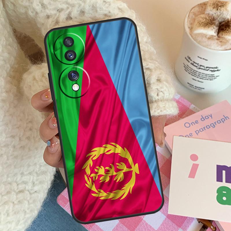 Eritrea Flag For Honor Magic 8 7 5 6 Pro Case For Honor 200 400 50 90 70 Lite X8c X8b X9a X9b X9c X9d Win