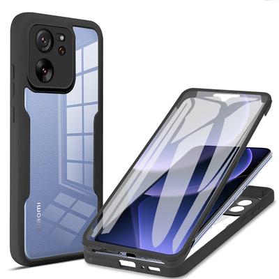Etui na telefon z pełną ochroną 360° Dla Redmi K40 K50 K60 Ultra K70 K70E K80 Pro Dwustronny Przezroczysty Bumper Odporny na Wstrząsy Pokrowiec