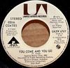 7inch Record ODIA COATES  You Come And You GoDo I Love You  UAXW676Y United Artists  1975 Canada Pop Used