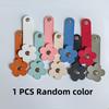1pc-Flower-Shaped Cable Ties, Data & Earphone Cord Organizer Clips, Scarf&Tablecloth Decor, Mixed Color, Non-Washable